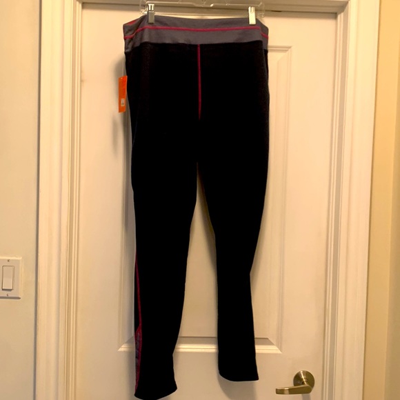 Kombi new w tags Marino blend navy/ pink leggings - Picture 3 of 8